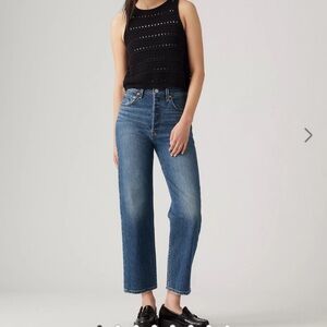 Levi's Women's Ribcage straight ankle